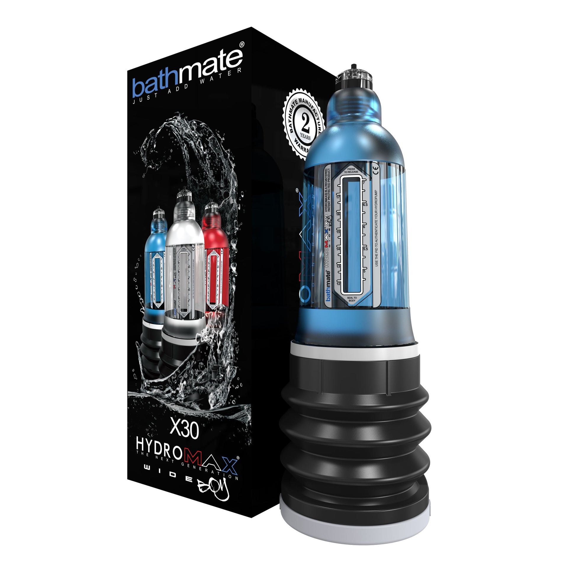 Bathmate - HydroMax7 Penispomp Wide Boy Blauw