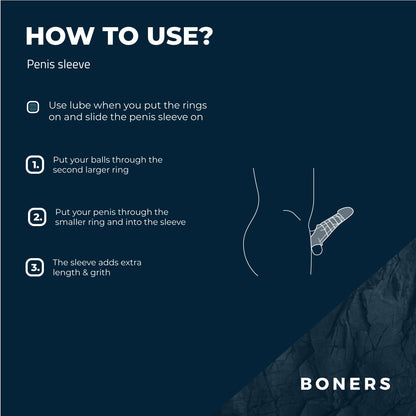 Boners Ondersteunende Penis Sleeve