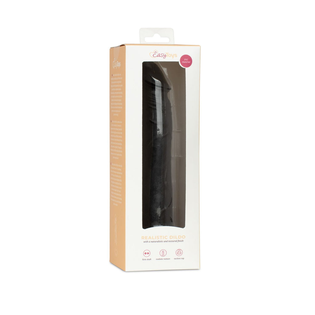 Dildo zonder ballen 17,5 cm - Zwart