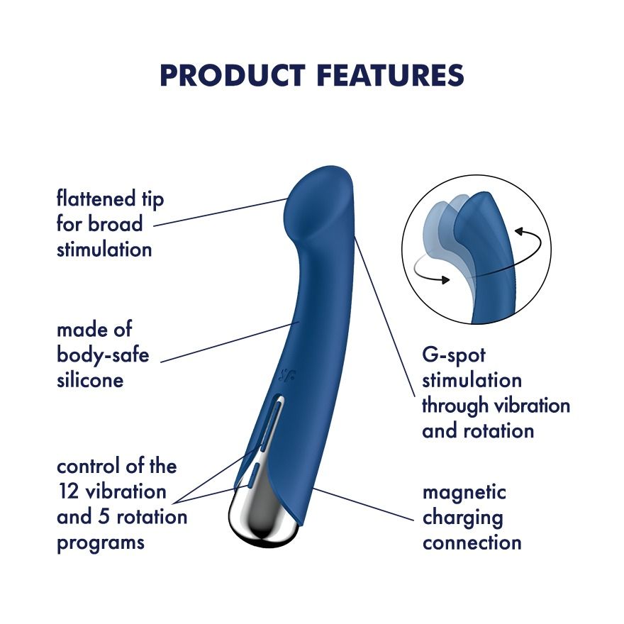 Satisfyer Spinning G-Spot 1 - Blauw