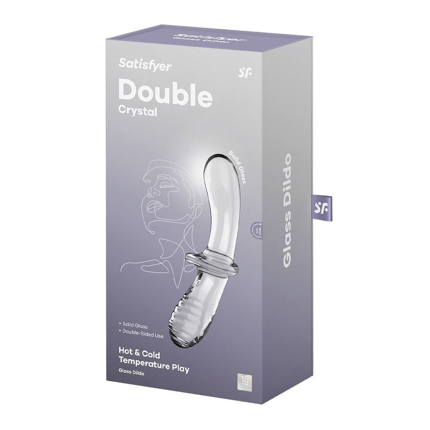 Satisfyer Double Crystal - Transparant