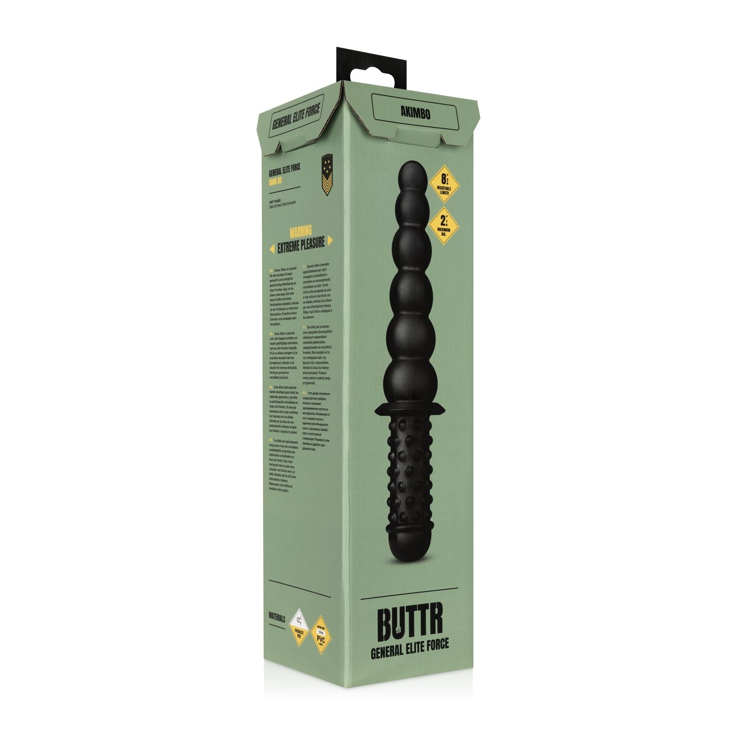 BUTTR -  Akimbo Dubbelzijdige Anaal Dildo