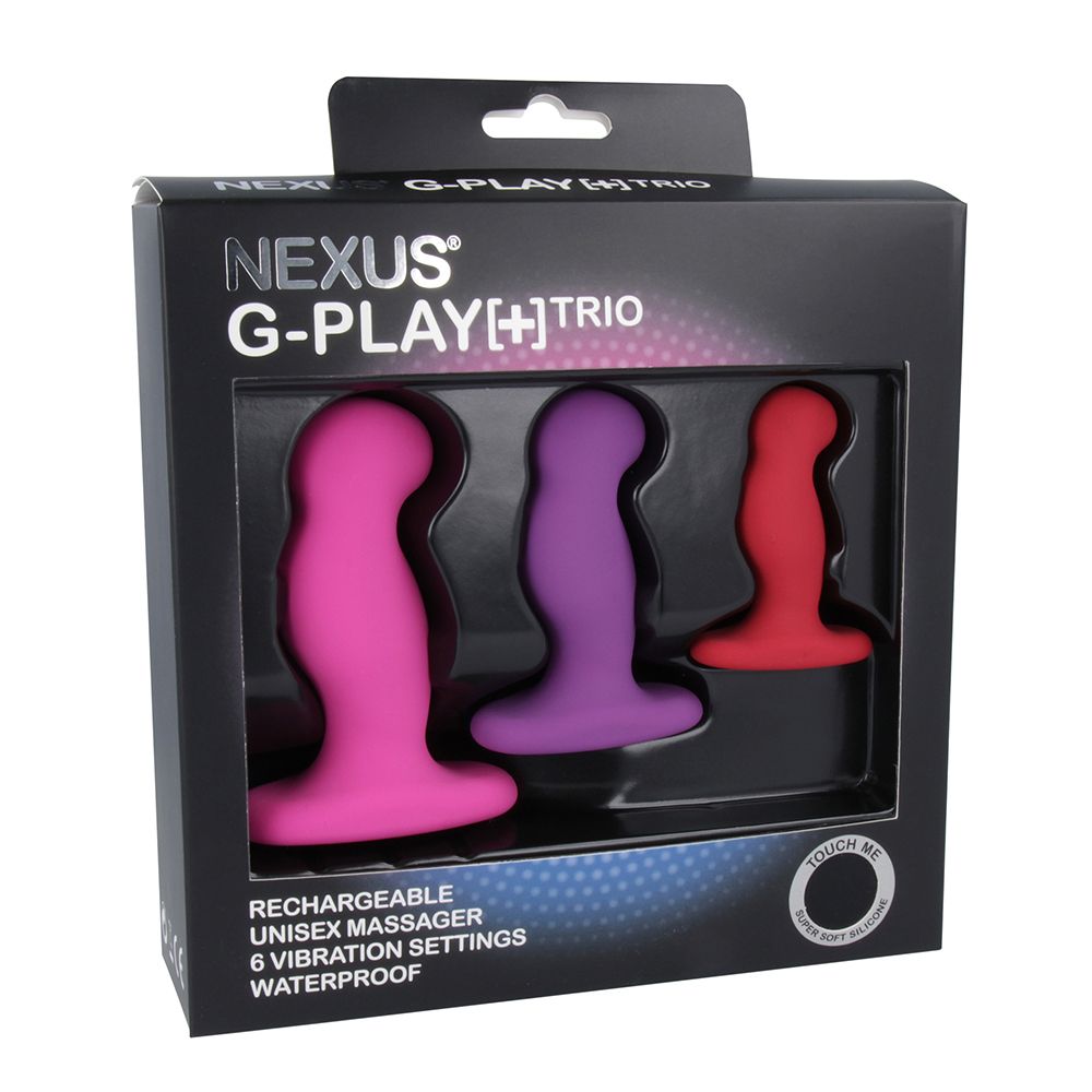 Nexus - G-Play Trio Plus Vibrator Pakket - Driedelige Set