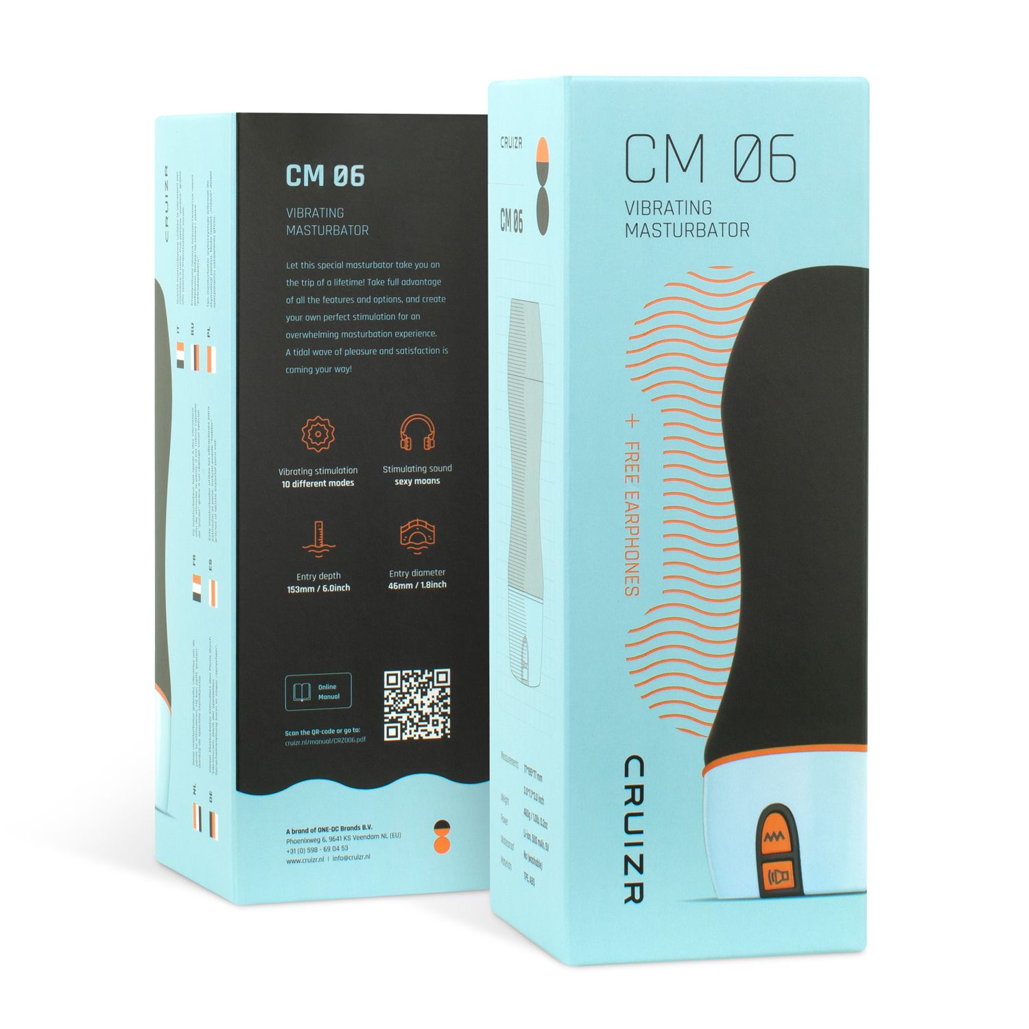 CRUIZR - CM06 Vibrerende Masturbator Met Voice-Activator