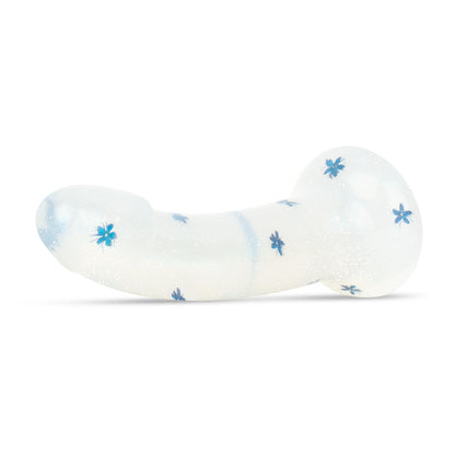 Dildo Collection - Blossom Bliss - Middelgrote dildo met blauwe bloemen