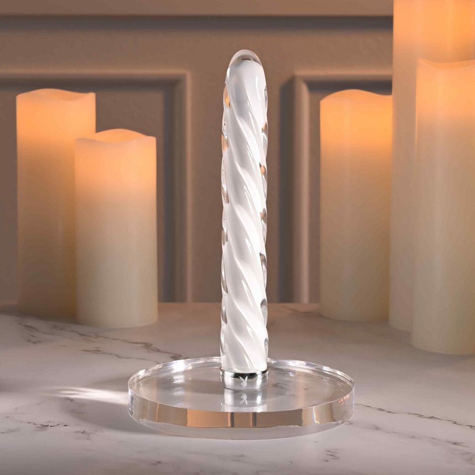 Playboy - In A Twist Glazen Vibrator