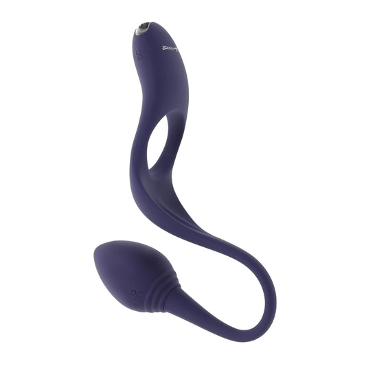 Zero Tolerance - Tip To Tail Vibrerende Cockring met Buttplug