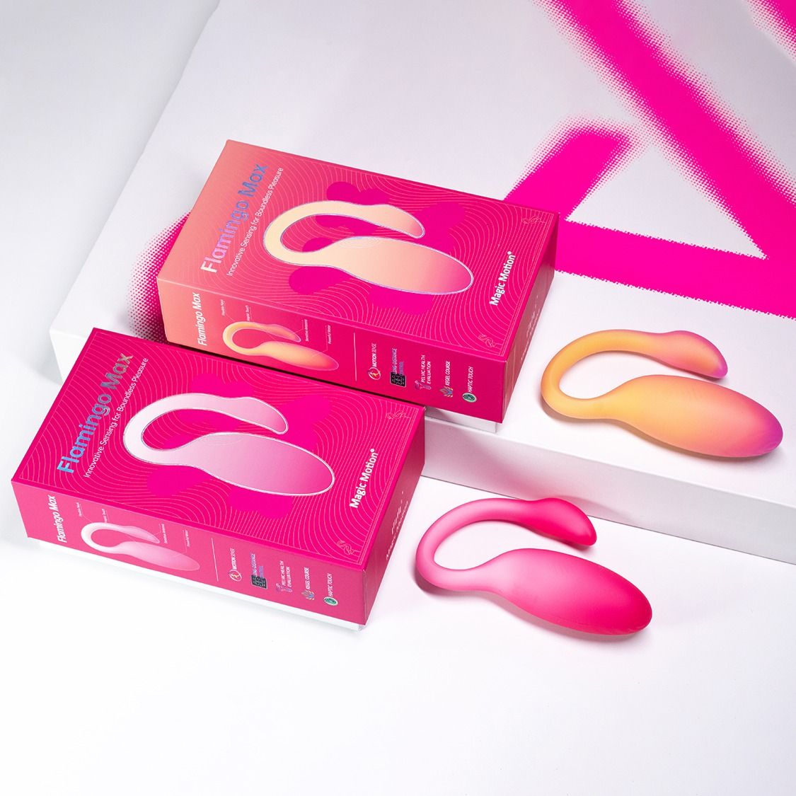 Magic Motion - Flamingo Max Vibrerend Ei en Kegeltrainer in 1  - Oranje
