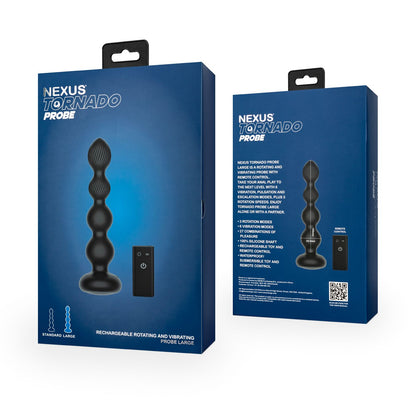 Nexus - Tornado Roterende Beaded Anaal Plug - Large