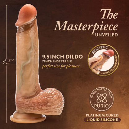 Blush - Renaissance Raphael Dildo met Schuivende Voorhuid - 24 cm