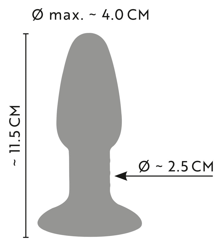 ANOS Triple Color Butt Plug w