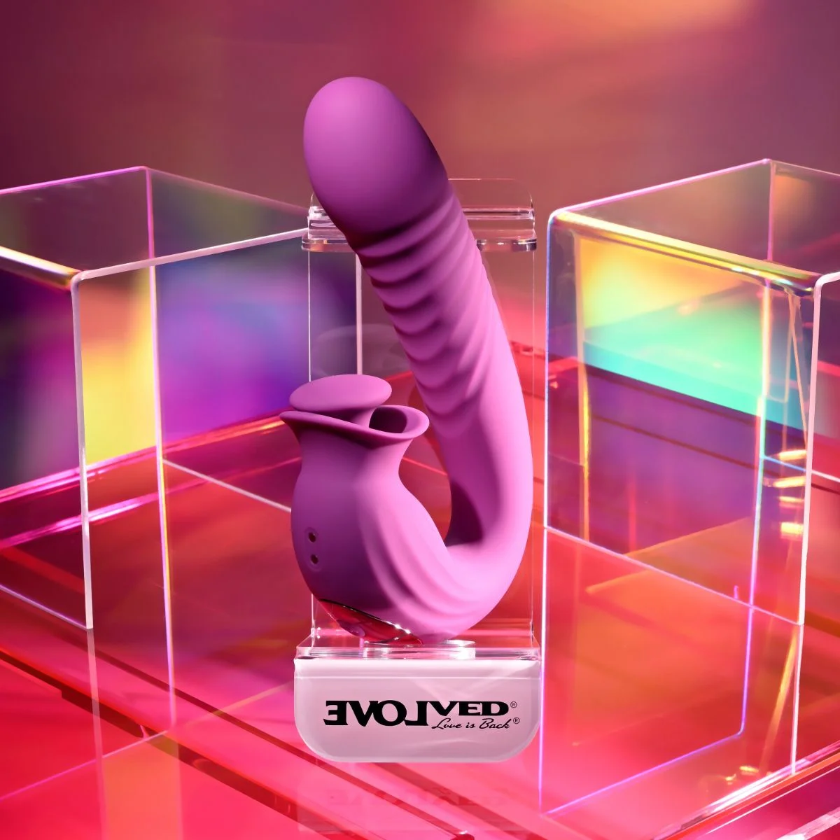 Evolved - Deep Ecstasy Rabbit Vibrator - Magenta