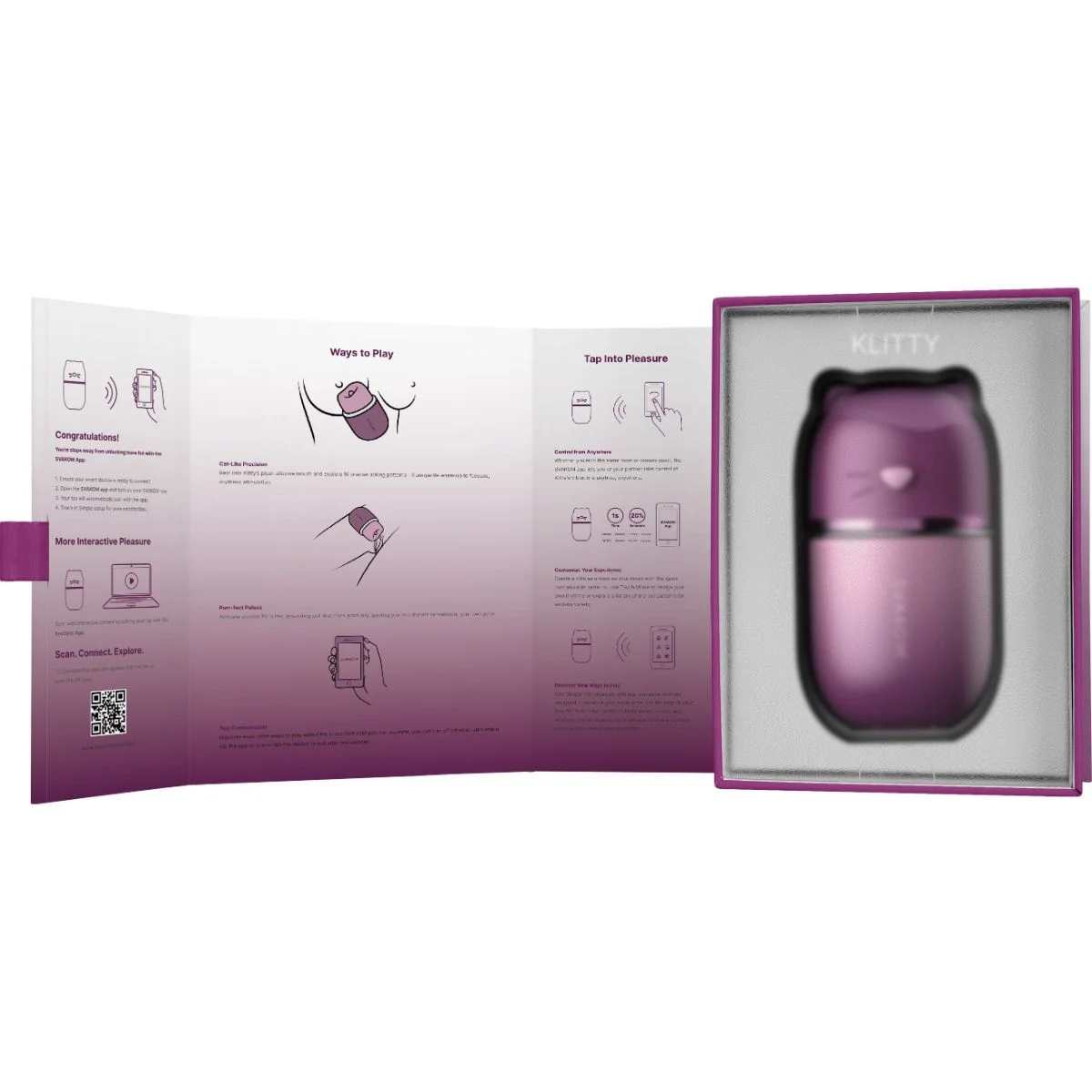 SVAKOM - Klitty Clitorisstimulator - Dusty Lavender