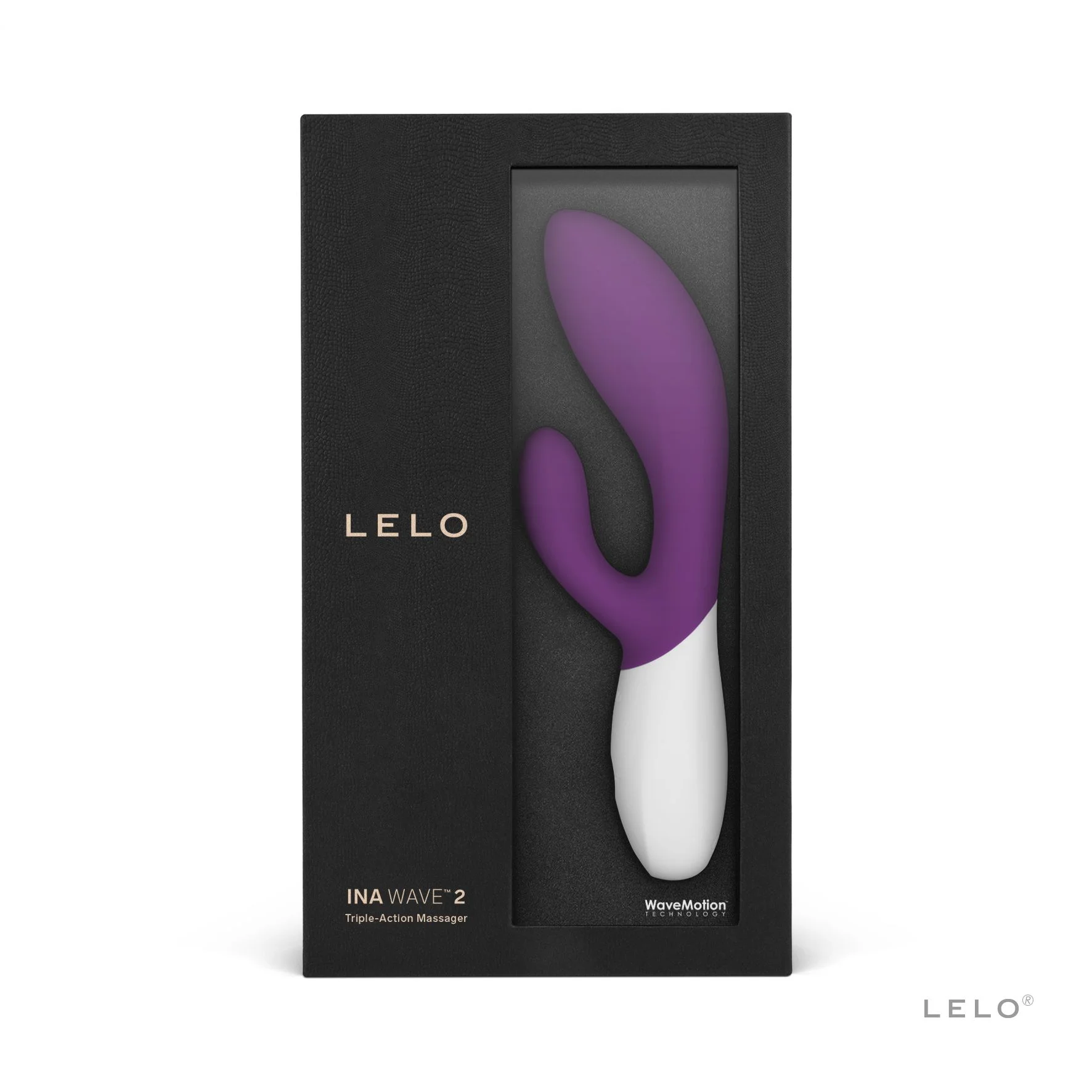 LELO - Ina Wave 2 Rabbit Vibrator - Plum