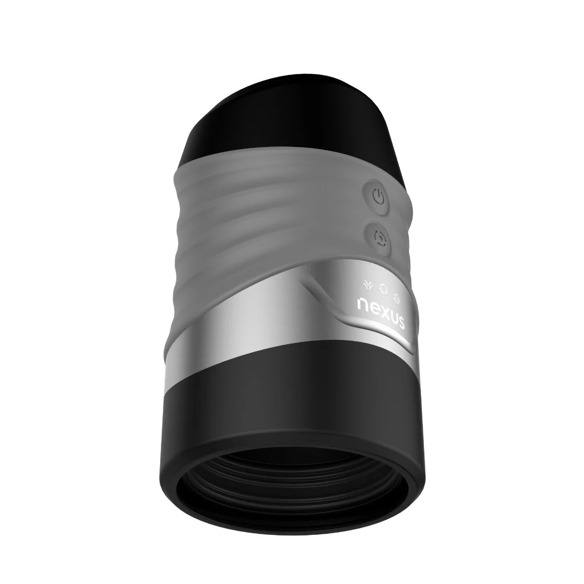 Nexus – Alpha Surge Masturbator met Rotatie & Zuigfunctie – Zwart