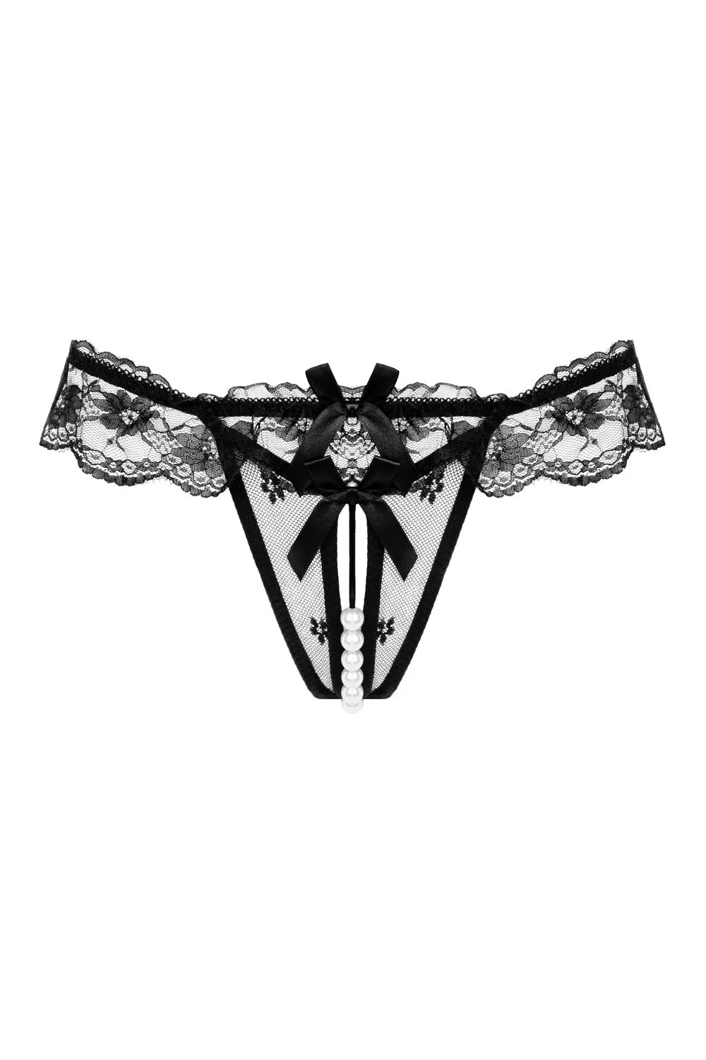 Christine - Tule-parel String Met Open Kruisje