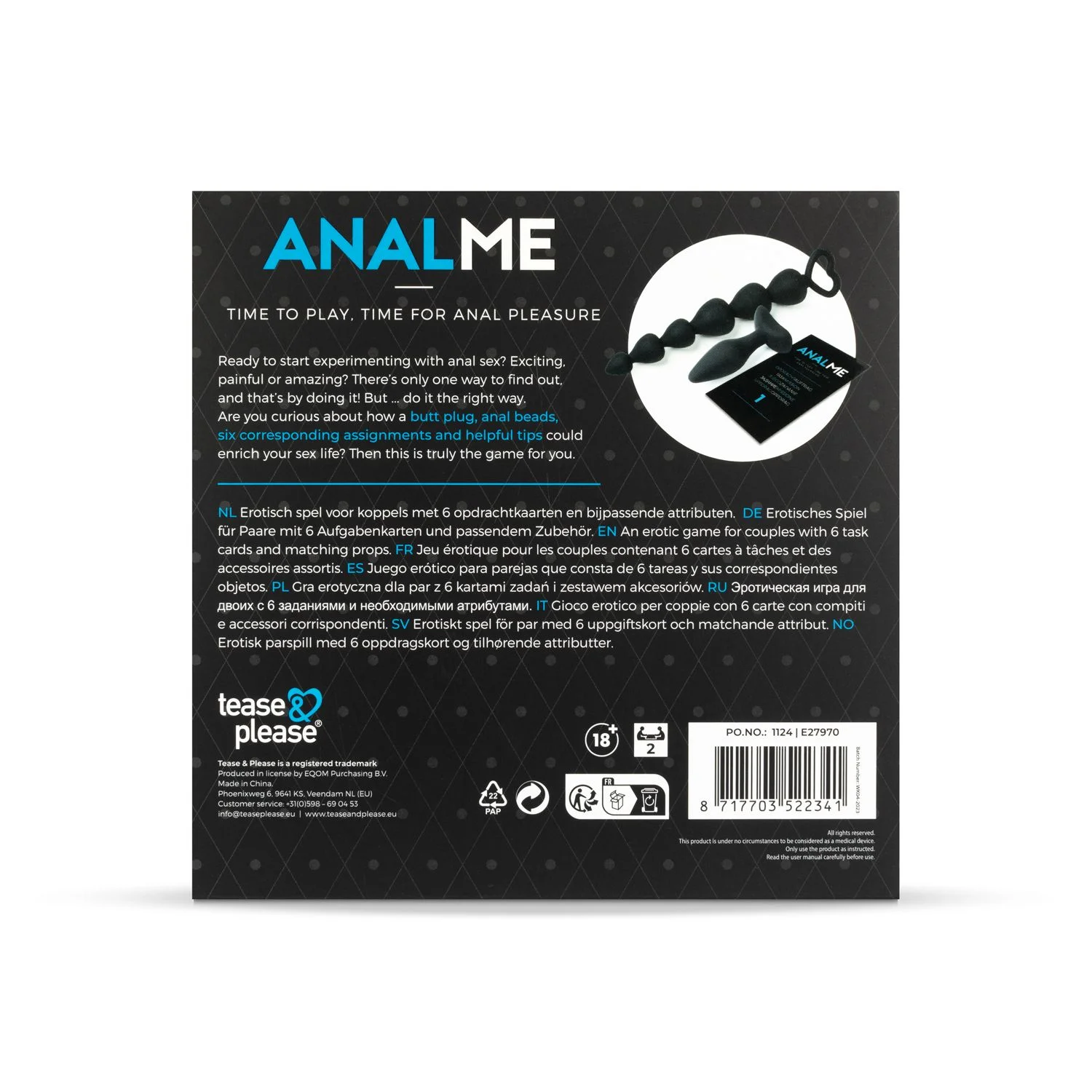 Tease & Please - Time to Play Anal Me