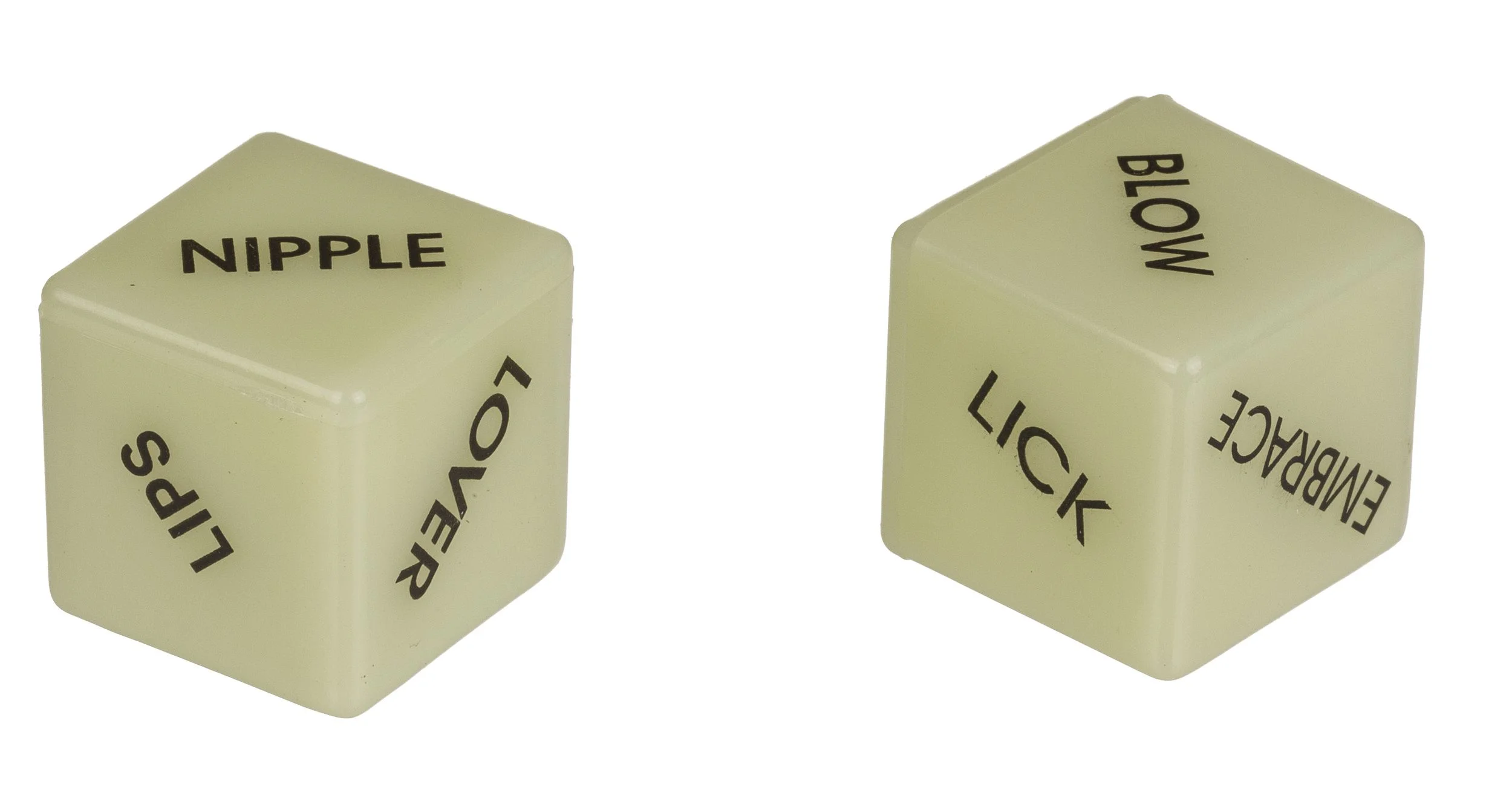 Love Dice Glow in the Dark Set - Engelse versie