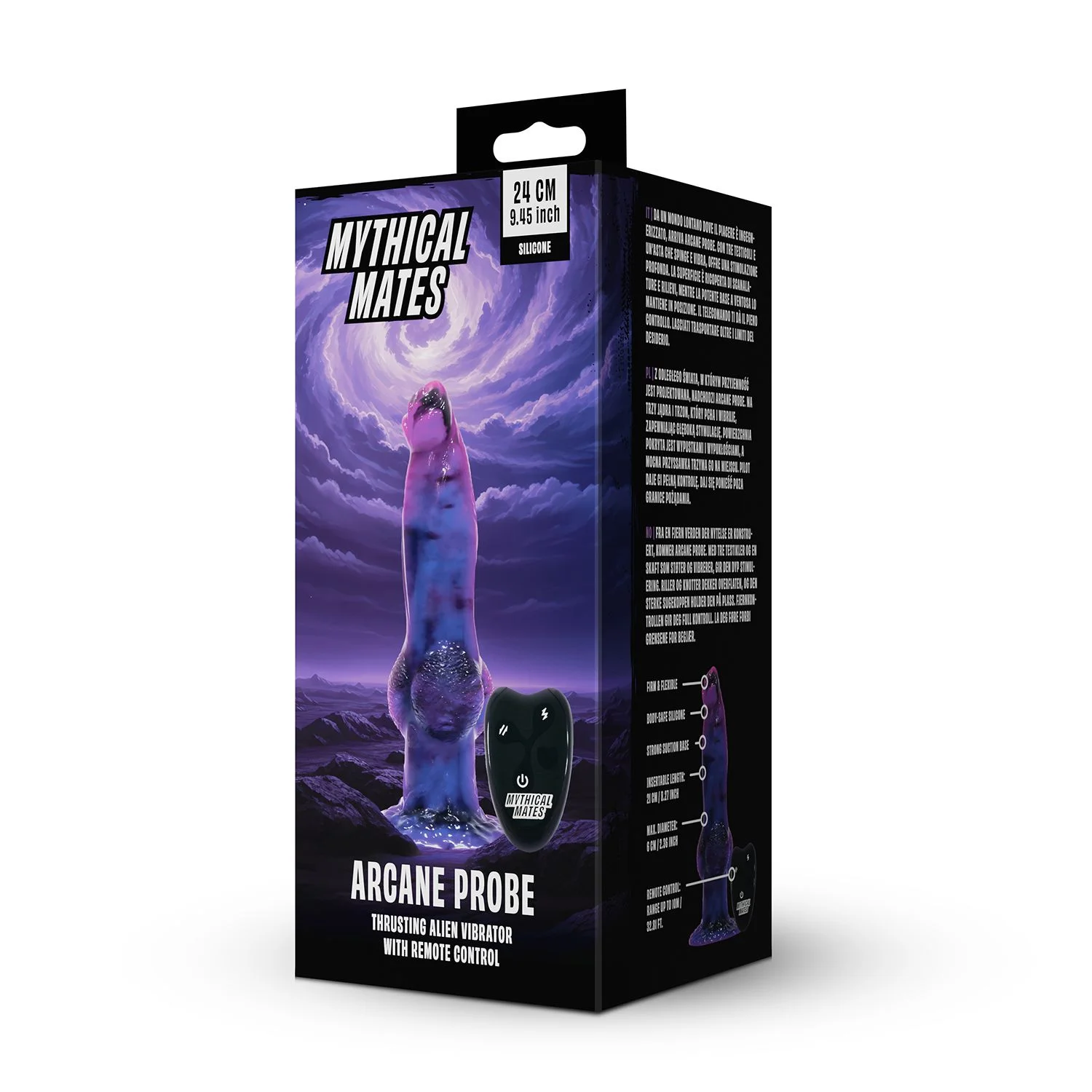 Mythical Mates - Arcane Probe Thrusting met Afstandsbediening - 24 cm