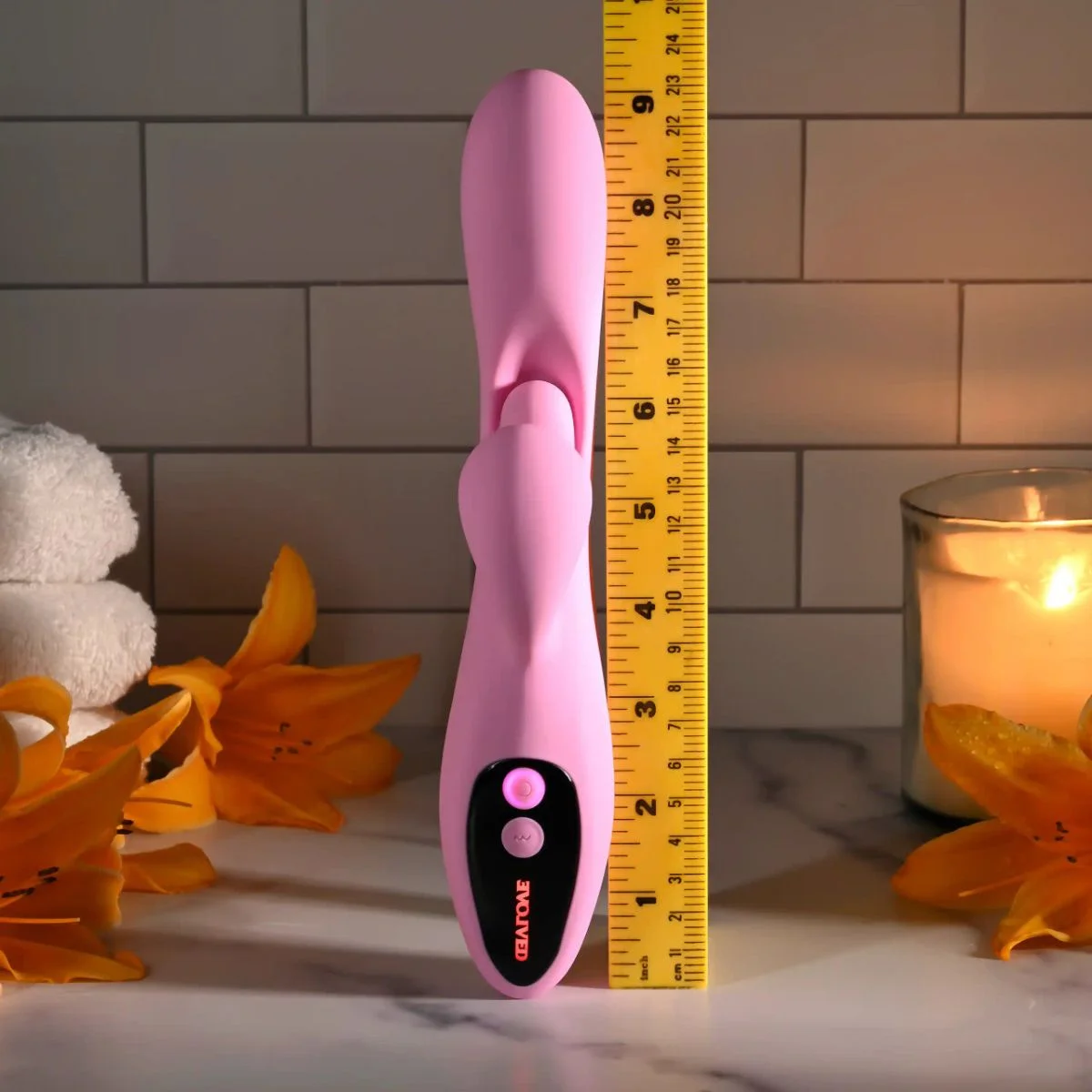 Evolved - Push The Button Vibrator - Roze