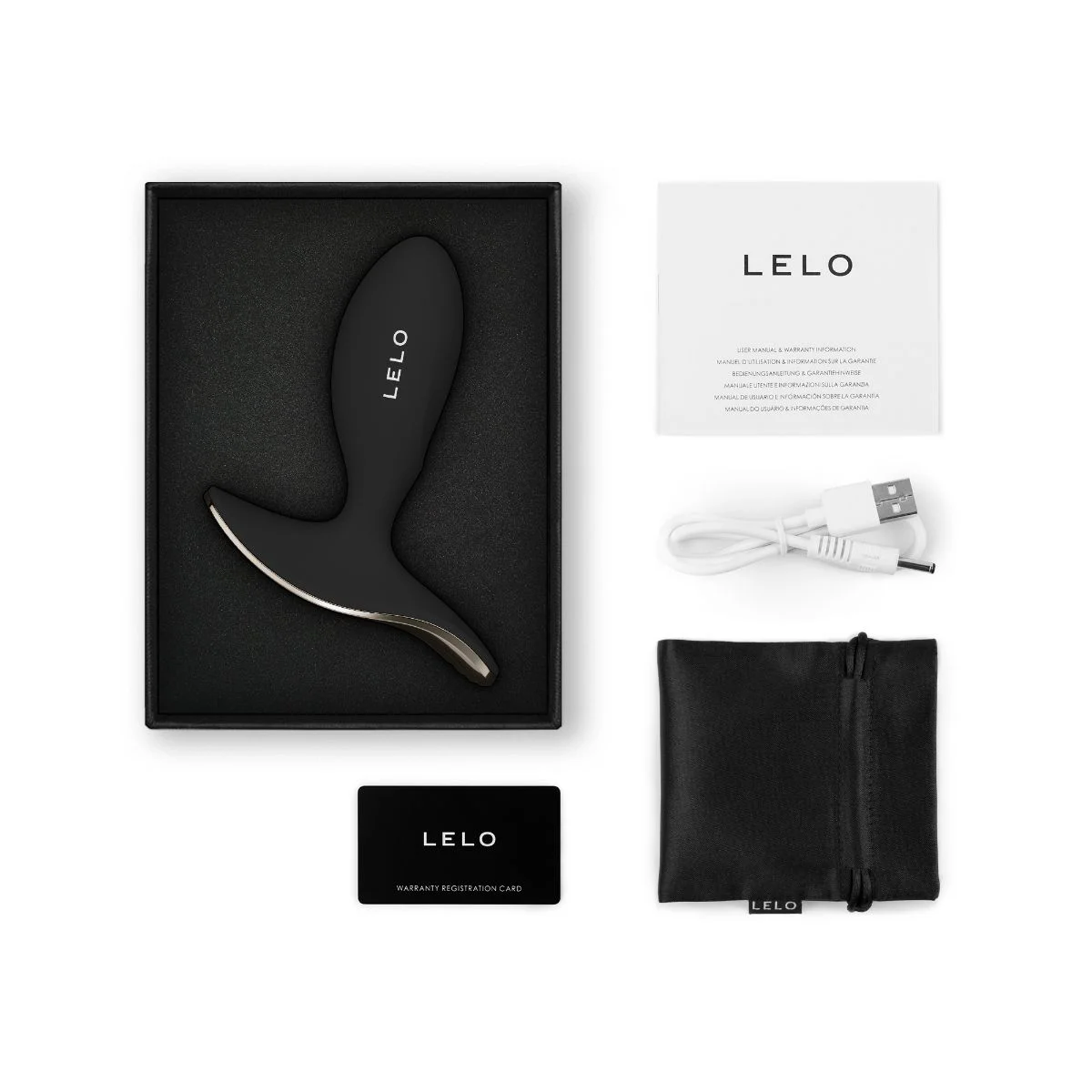LELO - SURFER 2 Vibrerende Anaal Plug - Zwart