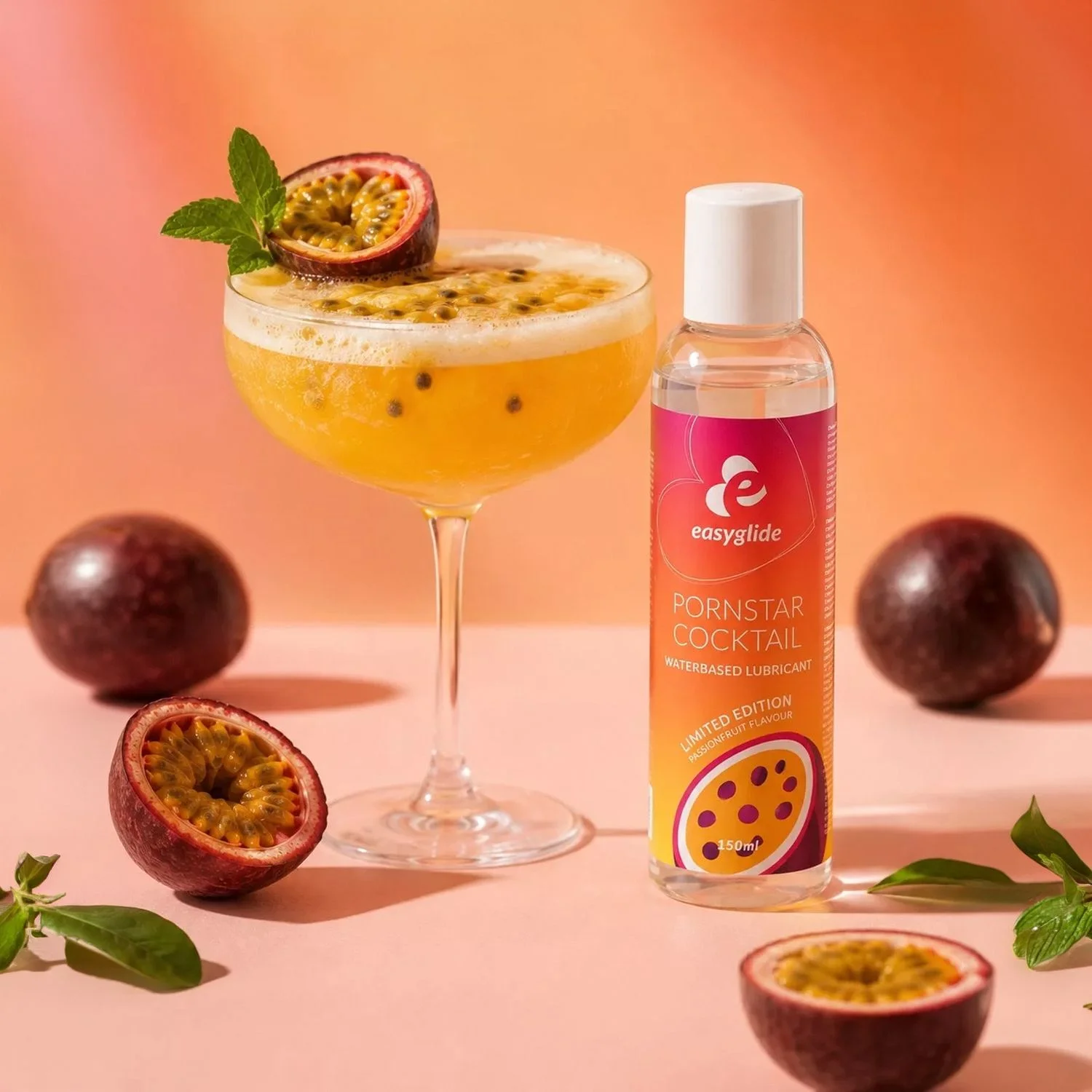 EasyGlide - PassionFruit Pornstar Martini Glijmiddel Waterbasis - 150 ml