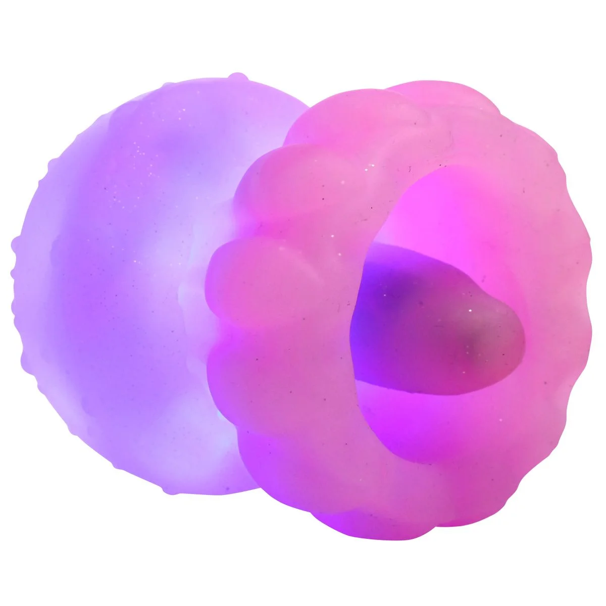 Creature Cocks - Glow Jelly Likkend & Vibrerende Clitoris Stimulator - Roze