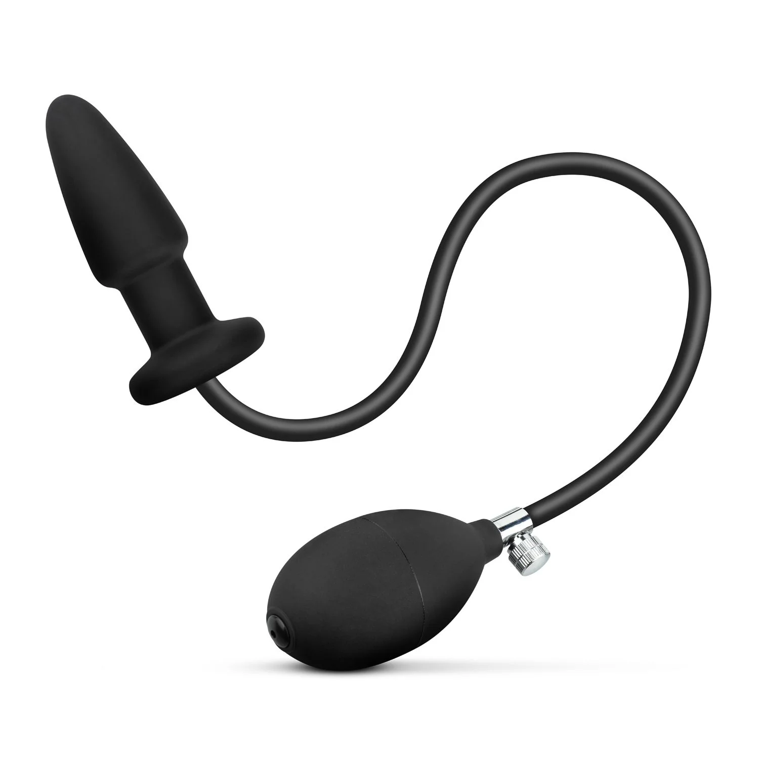 Opblaasbare Anaal Plug - Zwart