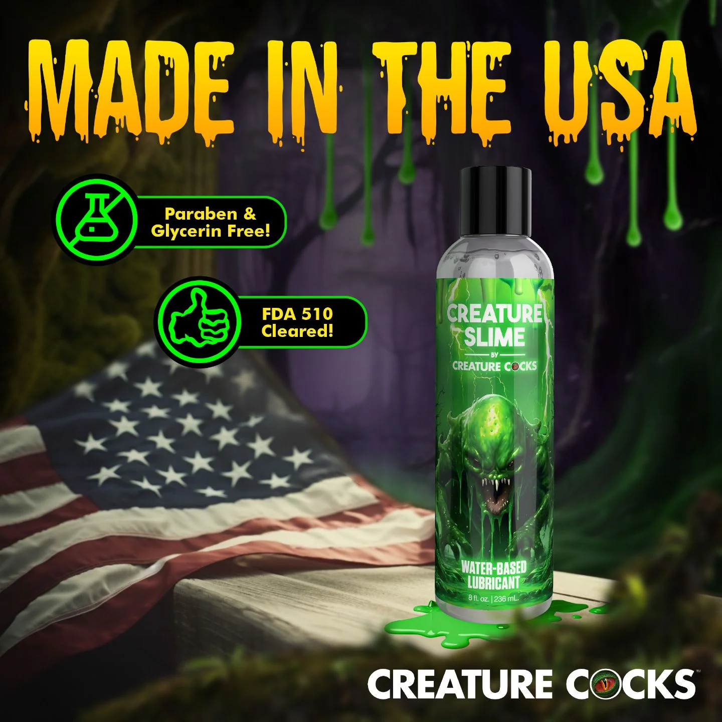 Creature Cocks - Creature Slime Glijmiddel - 237 ml