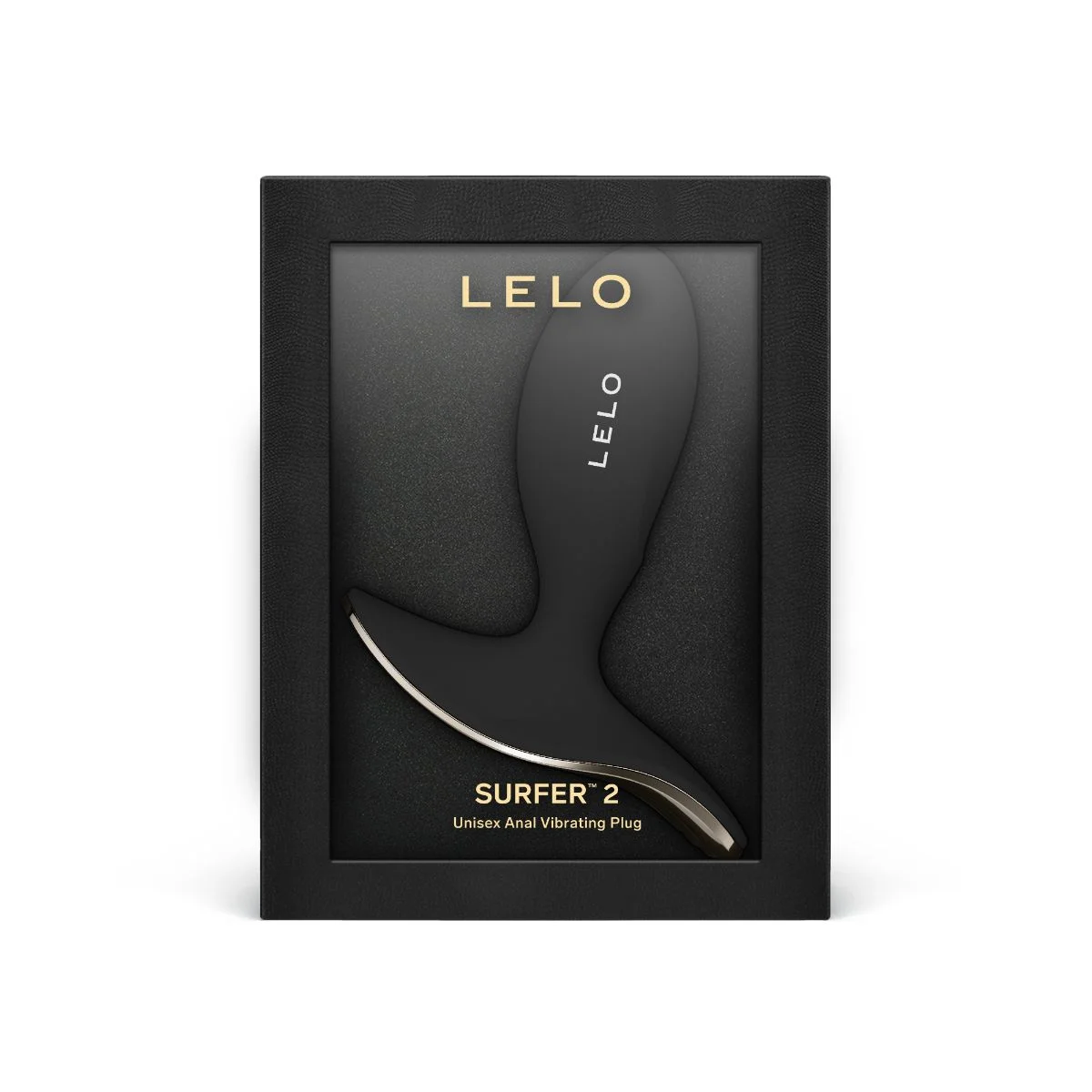 LELO - SURFER 2 Vibrerende Anaal Plug - Zwart