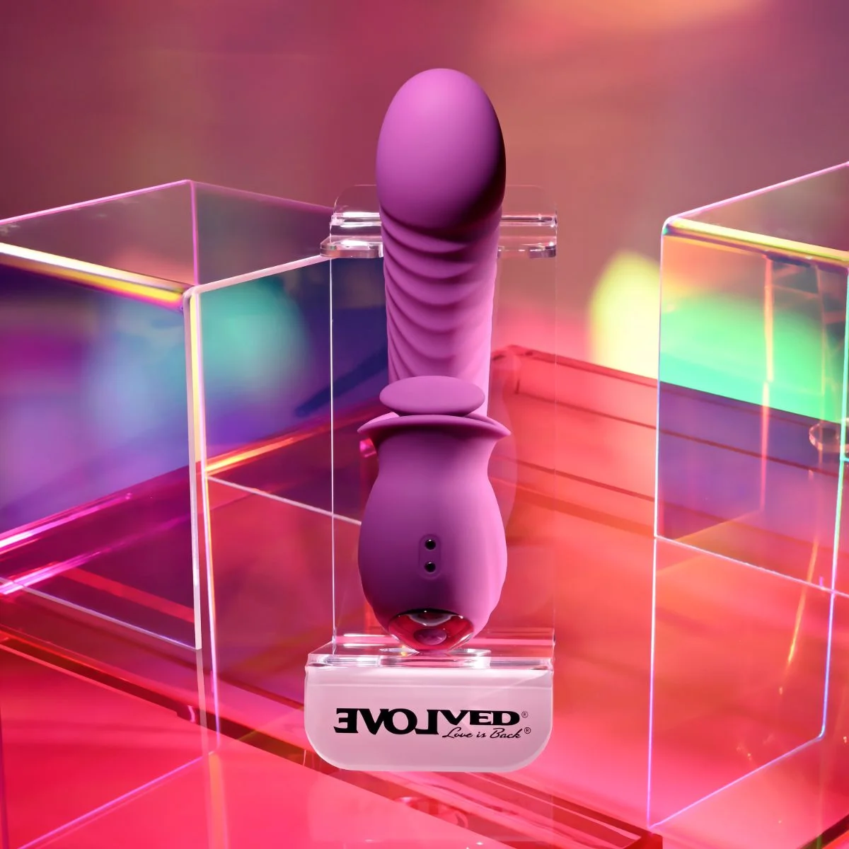 Evolved - Deep Ecstasy Rabbit Vibrator - Magenta