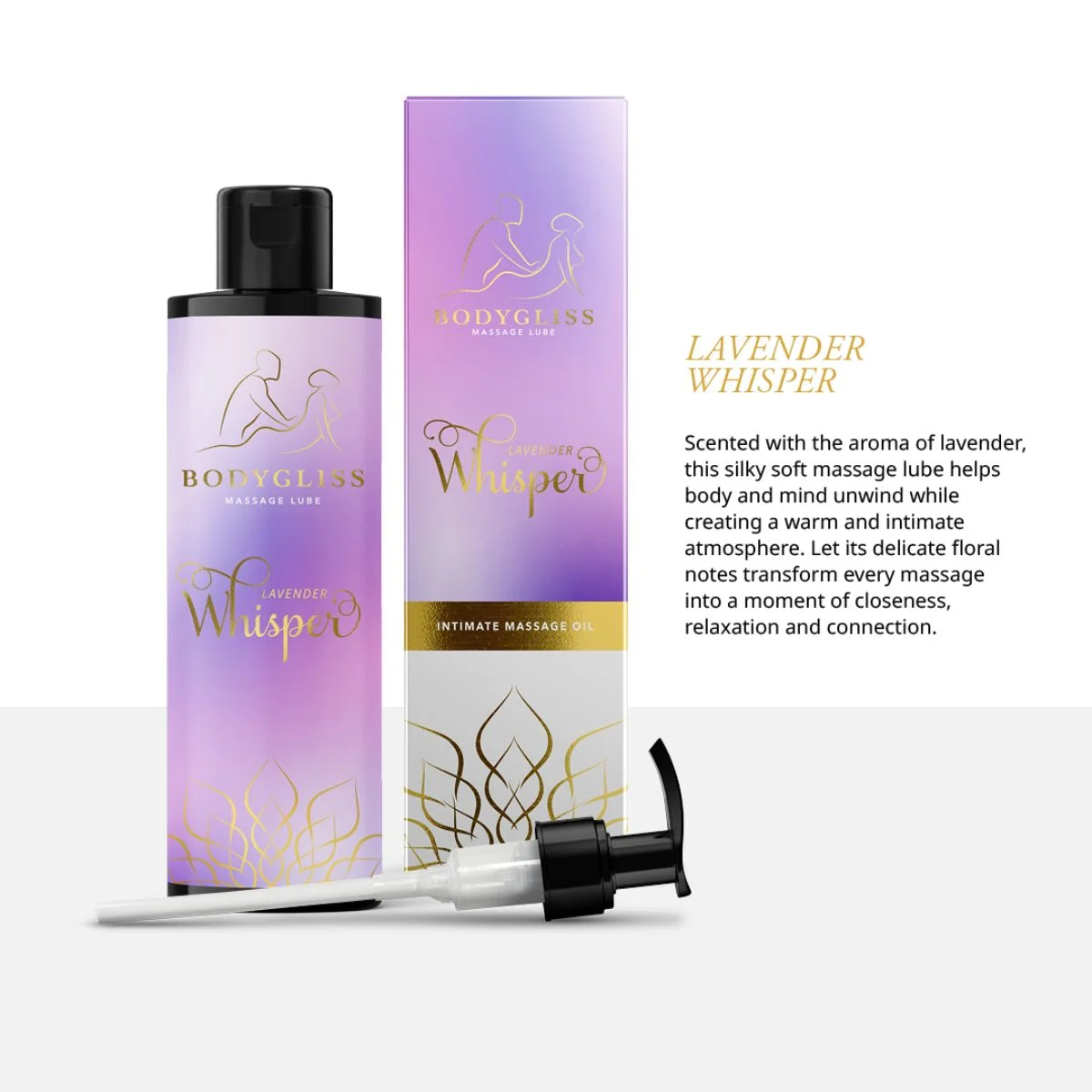BodyGliss - Lavender Whisper Massageglijmiddel - 150 ml