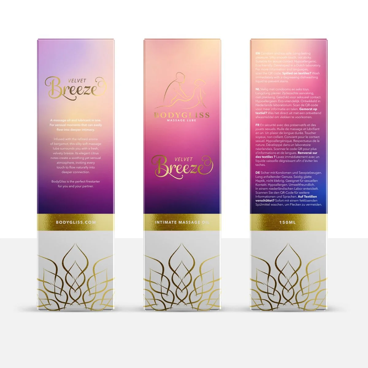 BodyGliss - Velvet Breeze Massageglijmiddel - 150 ml