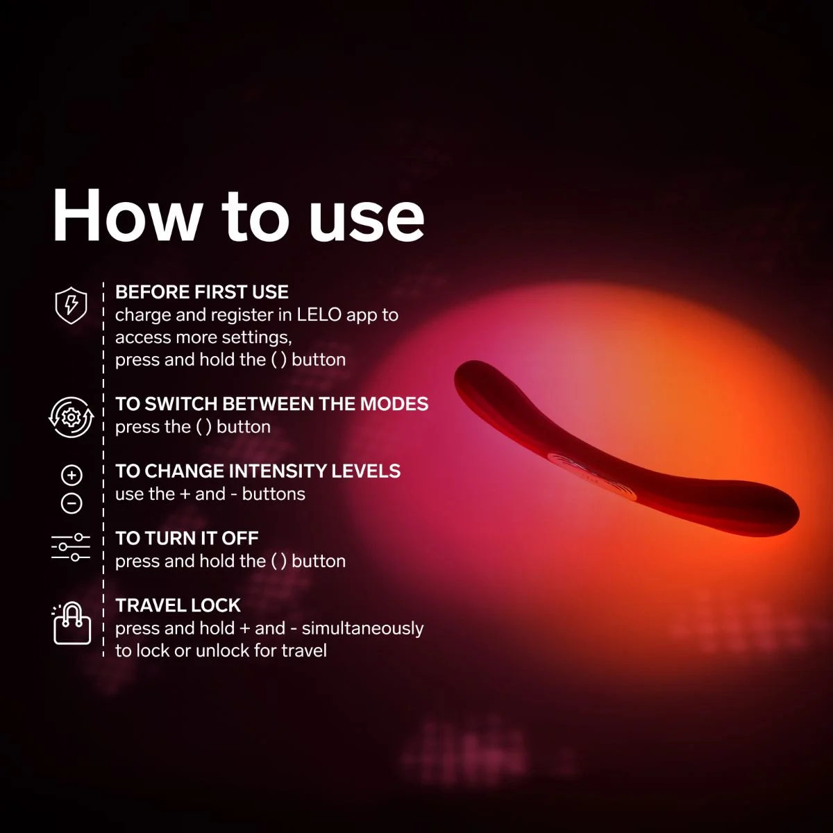 LELO - BOOMERANG Dubbele Vibrator - Purple