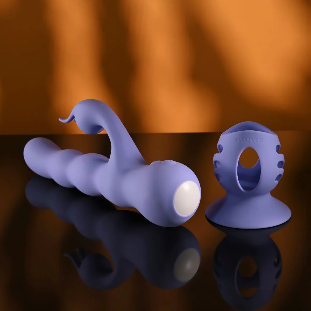 Evolved - Wiggly Bunny Rabbit Vibrator - Paars