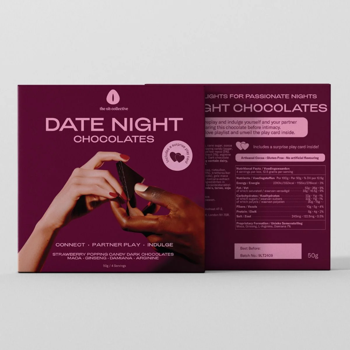 The Oh Collective – Date Night Chocolates – Met Maca & Ginseng