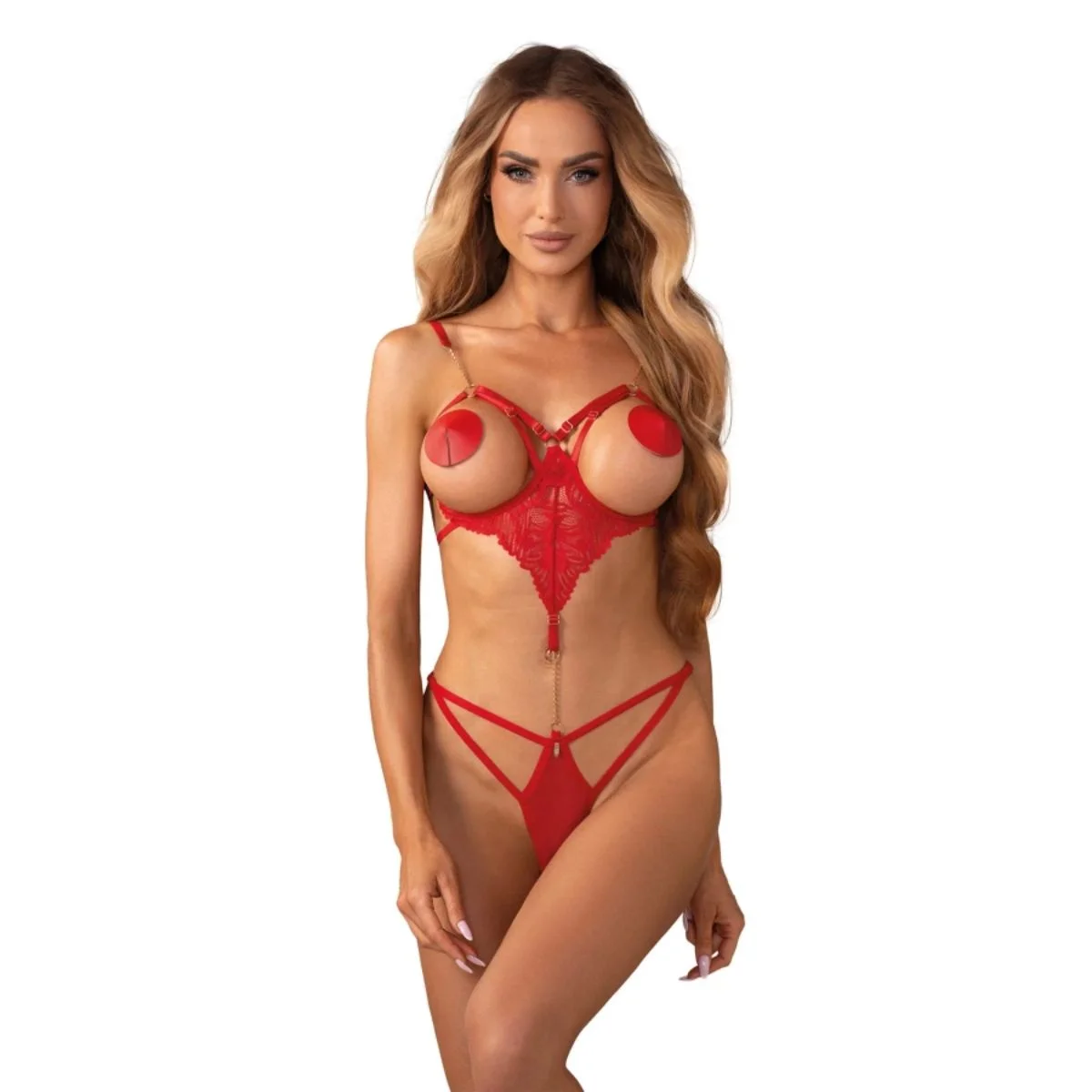 Obsessive – Matildea Open Teddy – Rood