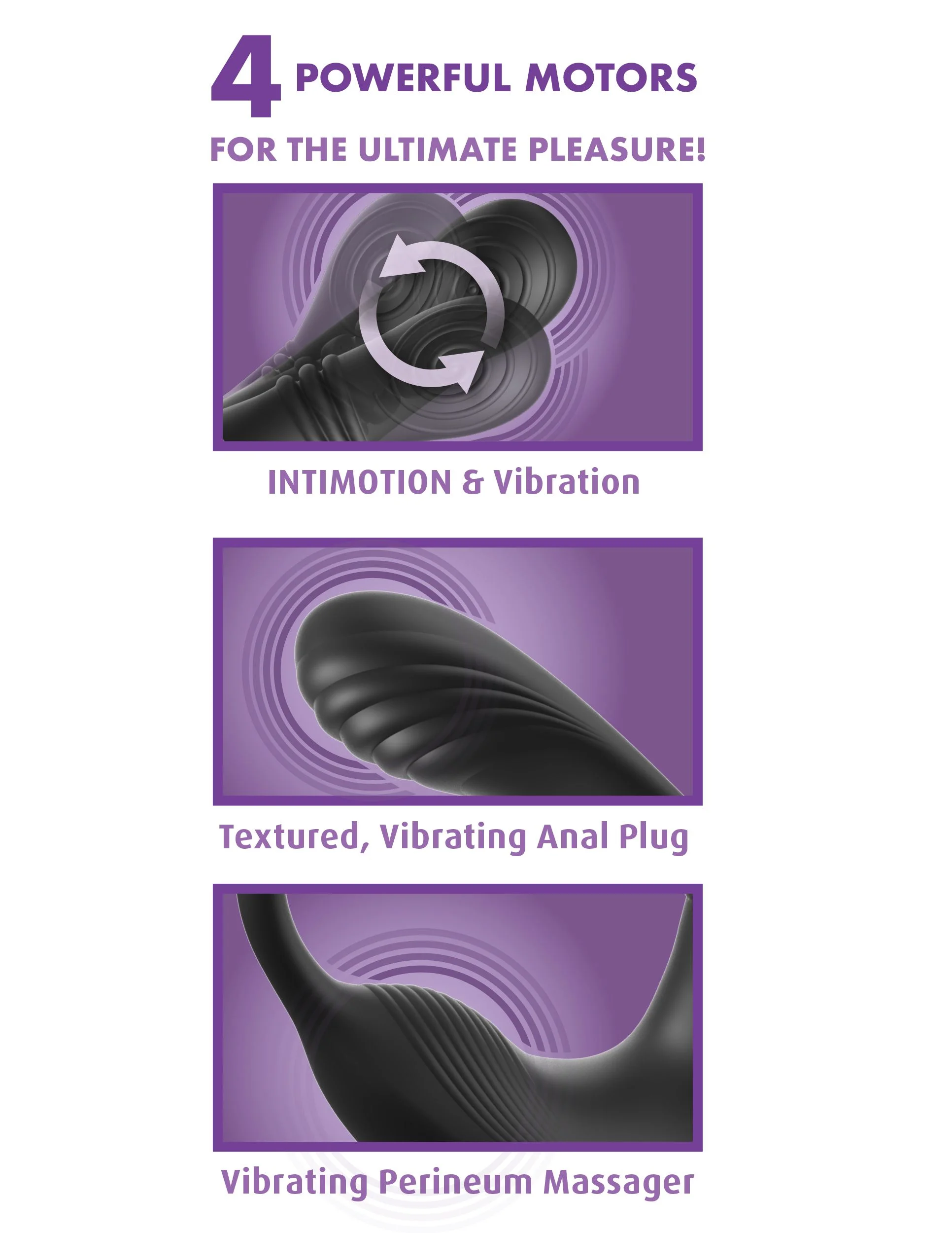 Anal Fantasy - Ass-Gasm IntiMotion - Zwart