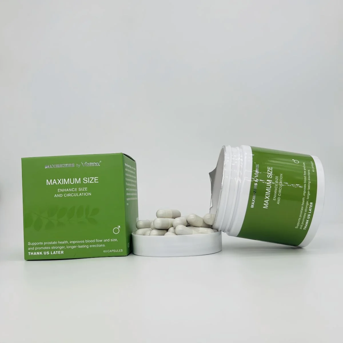 Maximizers by Viamax - Maximum Size - 60 Capsules
