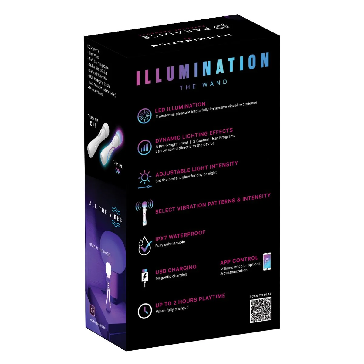 Paradise Pleasure Products - Illumination The Wand - Wit