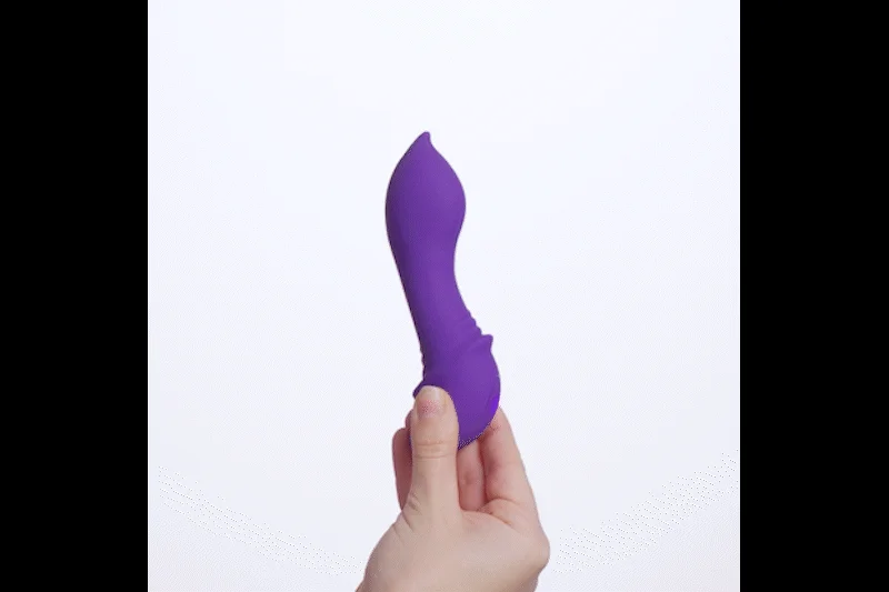 Teazers – Curling Mini Vibrator – Midnight Violet