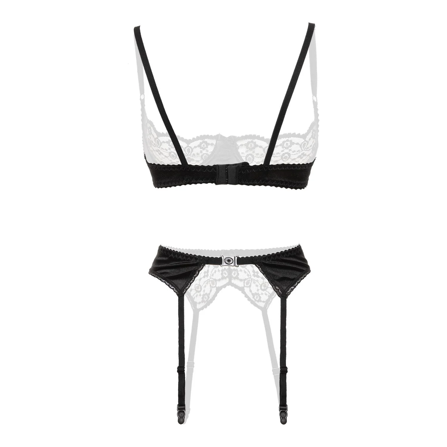 Christine - 3-Delige BH set Gush - Zwart