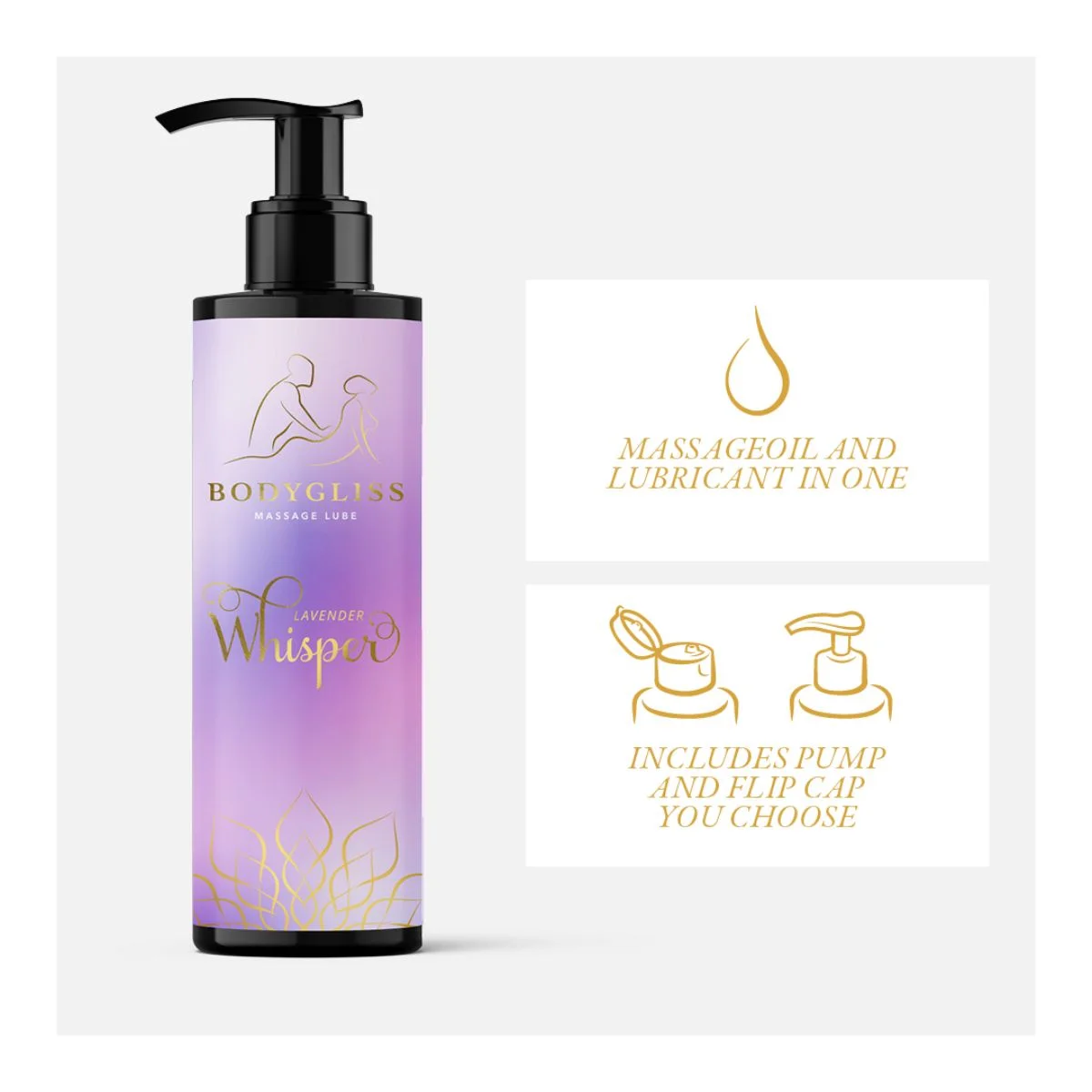BodyGliss - Lavender Whisper Massageglijmiddel - 150 ml