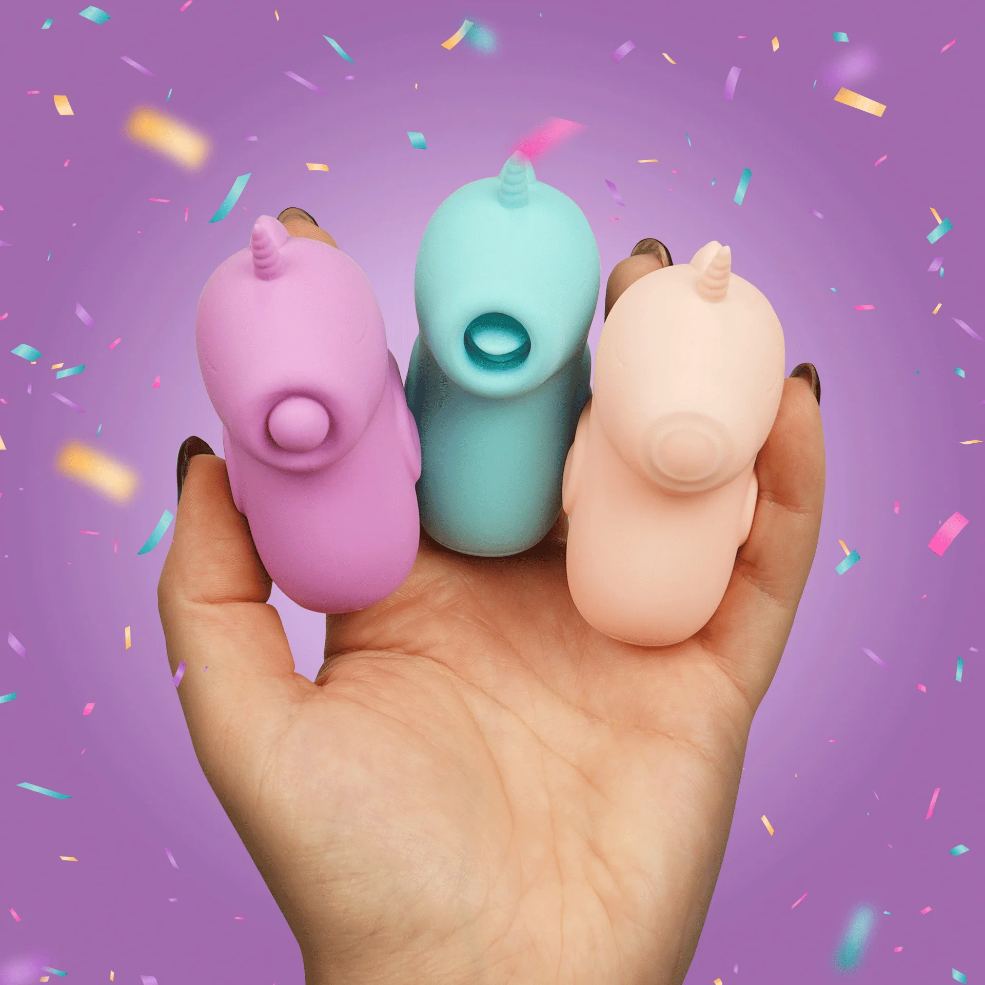 Unihorn - Finger Vibe Vingervibrator - Karmic Kisses