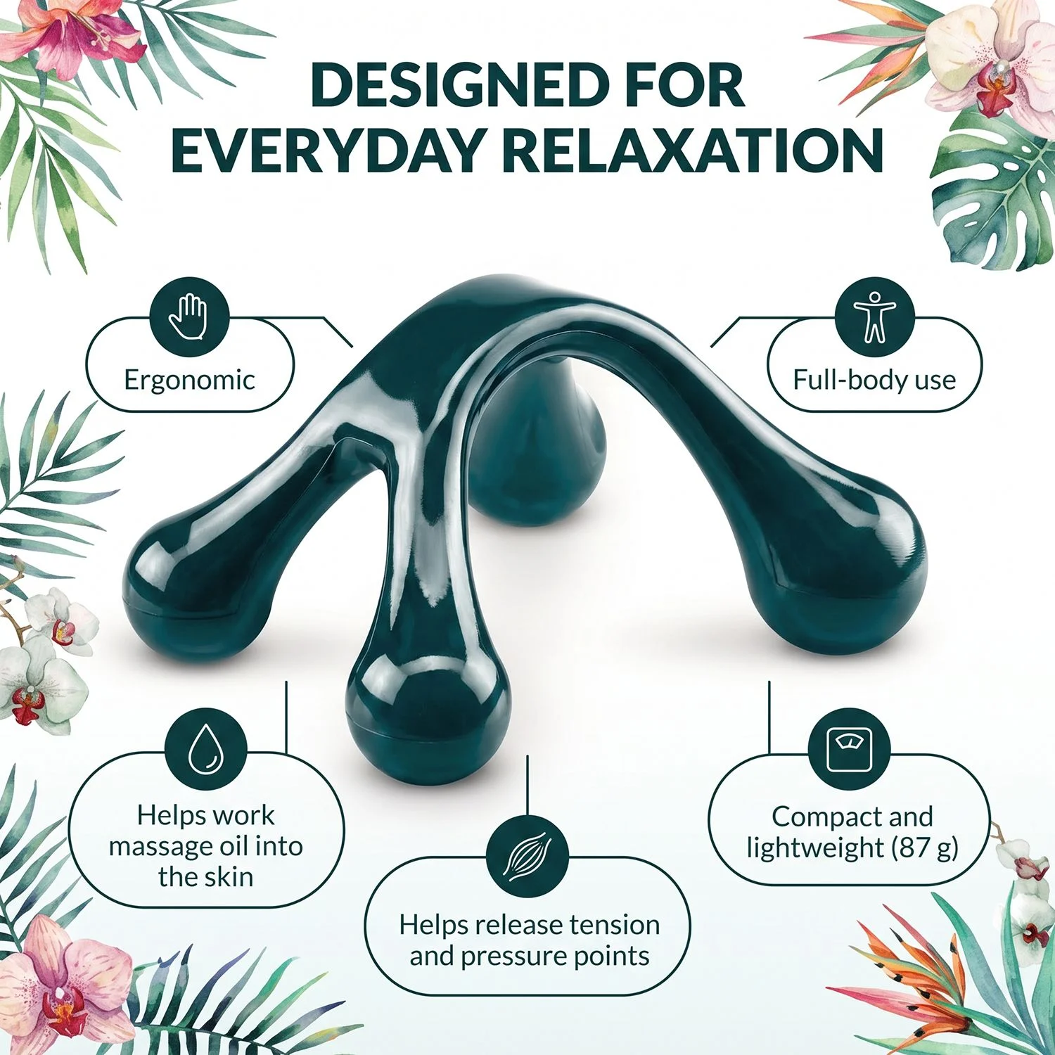 Exotiq - Body Massage Spin Massage Tool - Groen