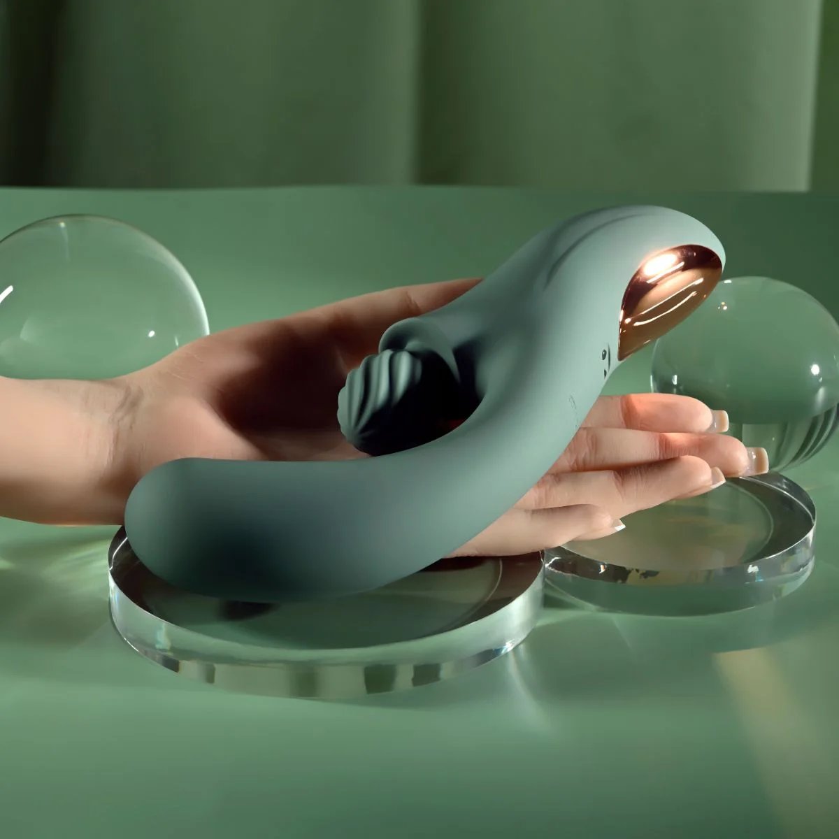 Evolved - Spiral Charm Clitorisvibrator - Groen