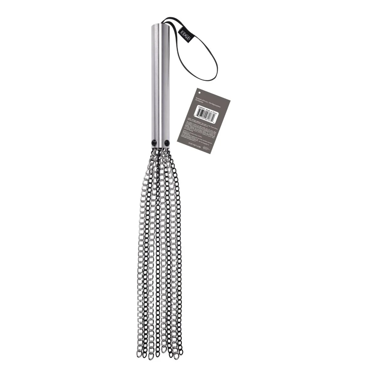 Sportsheets - Edge Chain Flogger - Zwart
