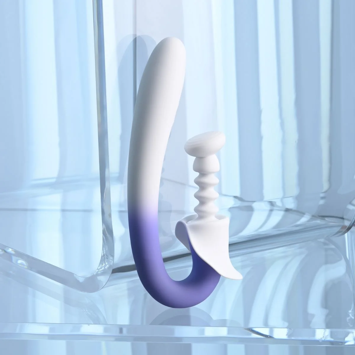 Evolved - Spring Loaded Multi Rabbit Vibrator - Paars