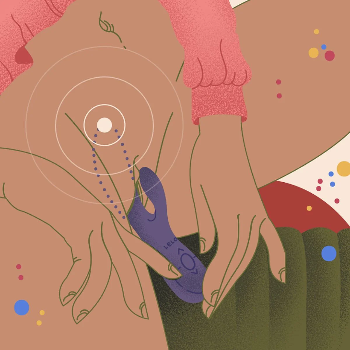 LELO - INA Thrust Dual-Action Massager - Black