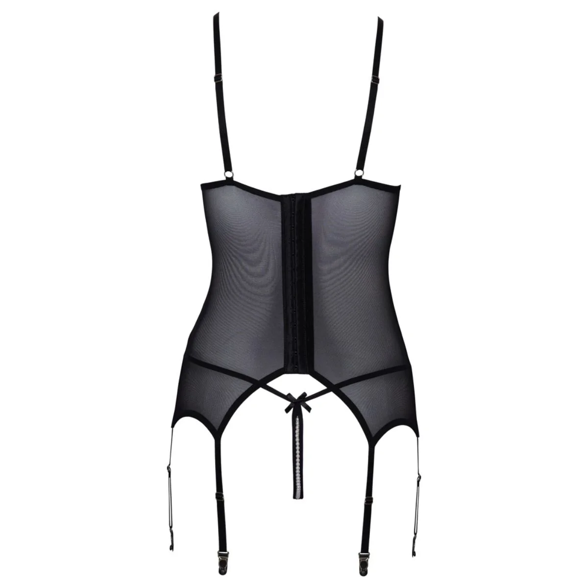 Cottelli Collection - Open Cup Lingerieset - Zwart